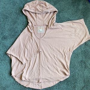 🛍️T.la Anthropologie Pink Hooded Shirt🛍️